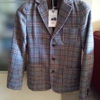 Giacca bambino 10 anni a quadri. Nuova con cartell