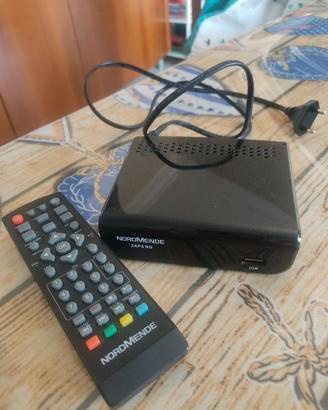 Decoder tv +telecomando 