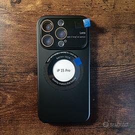 cover iPhone 15 pro Kathy Tech + vetro protettivo