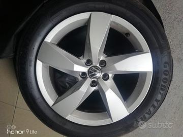 4 Cerchi in lega Volkswagen originali 17 pollici
