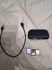 lettore card PRO Reader Sandisk + 3 SDHC