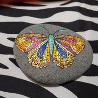 sasso dipinto a mano 