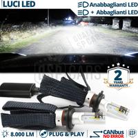 Kit LED H4 per Fari PEUGEOT EXPERT 2 CANbus 6500K