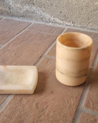 Portasapone porta spazzolino e porta talco