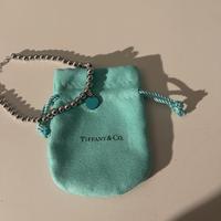bracciale tiffany&Co con cuore celeste
