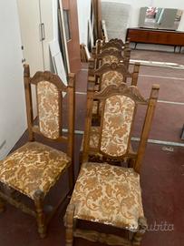 Set 6 sedie vintage anni ‘50