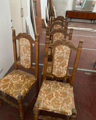 Set 6 sedie vintage anni ‘50