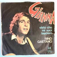 Rino Gaetano - Gianna - vinile 45 giri