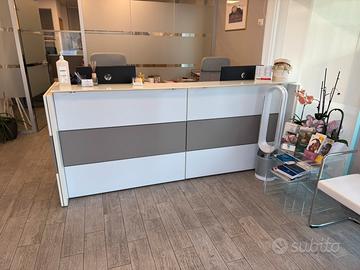 Doria Reception - bancone desk - doppia postazione