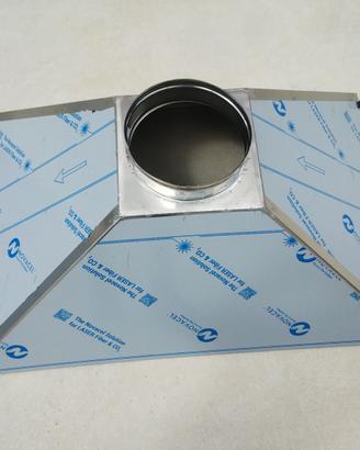 Cappa in Acciaio Inox cm.120x80