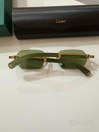 Occhaili Cartier legno verde 2026 nuova collezione
