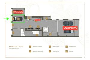 Posto auto coperto con accesso indipendente