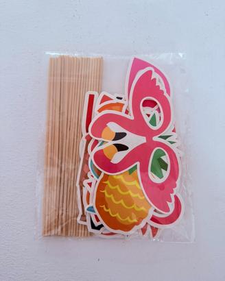 Kit Photobooth Festa Hawaiana 🌺 21 pezzi – Nuovo