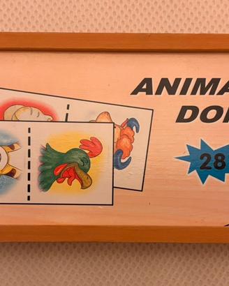 Gioco Animal Domino 28 pezzi (anni 2+)