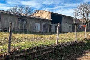 Compendio immobiliare con casa, stalla, capannoni