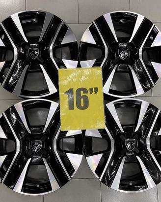 RL127 Cerchi usati originali Peugeot da 16" 4x108