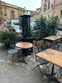 Stufe a fungo riscaldanti a pallet da esterno