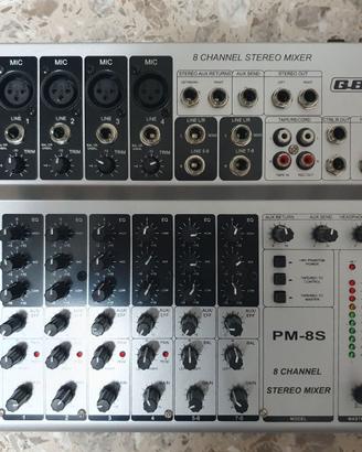 Mixer Audio GBC PM-8S (8 Canali)