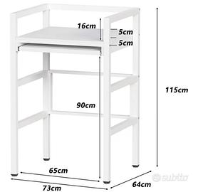 scaffale lavatrice e asciugatrice 