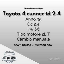 Toyota 4 runner anno 95