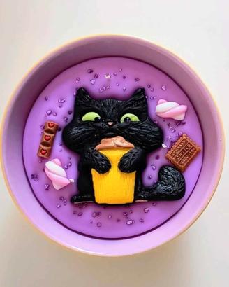 Nerone e l'Ultimo Muffin candela Artigianale