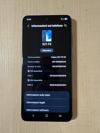 ✅ Samsung Galaxy S21 FE 5G 128GB da riparare