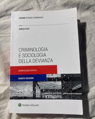 libro: criminologia e sociologia della devianza