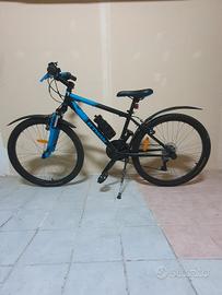 Bici Mbt bambino 9-12 anni ROCKRIDER 500 blu 24" 