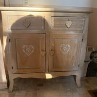 Mobiletto shabby chic - 2 ante + 2 cassetti