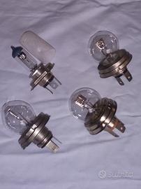 Lampadine nuove di auto e moto anni '80-90