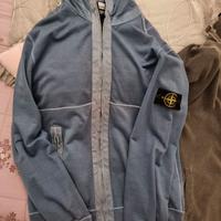 Felpa con zip tg. xl , stone island e bark