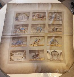 Foulard Carrè Vintage BURBERRY LONDON 100% seta