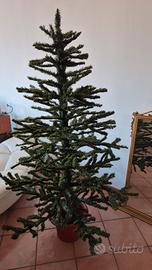 Albero di Natale vintage con vaso h. 170cm.