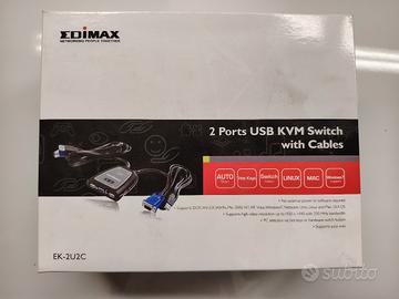 EDIMAX Switch KVM USB a 2 porte con cavi

EK-2U2C