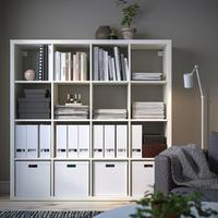 Scaffale - bianco - 147x147 cm - 16 divisioni - 4x