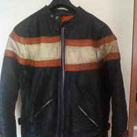 giubbotto in pelle da moto 