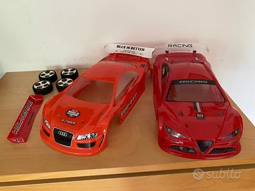 Carrozzerie 1/10 touring 190mm, Bittydesign, gomme
