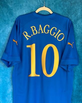 Maglia Italia 2004 Baggio 10 Ritiro Originale