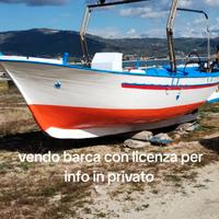 Barca da pesca con licenza