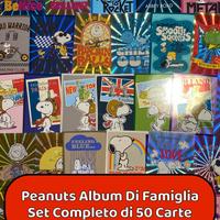 Set Completo Carte Snoopy Peanuts Album Di Famigli