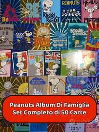 Set Completo Carte Snoopy Peanuts Album Di Famigli