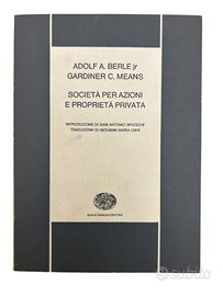 Berle-Means,Società per azioni e proprietà privata