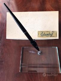 Columbus Base portapenna cristallo vintage