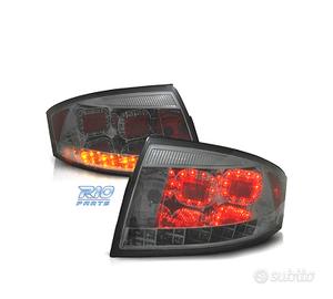 FANALI AUDI TT 98-05 LED FONDO CROMATO FUMÉ
