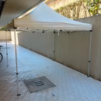 Gazebo 3x3 struttura alluminio trasportabile