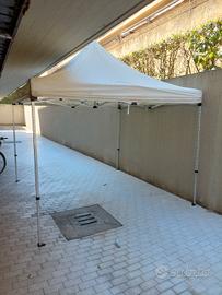Gazebo 3x3 struttura alluminio trasportabile