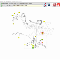Comando freno post Yamaha BW'S 50 5JHH29100000