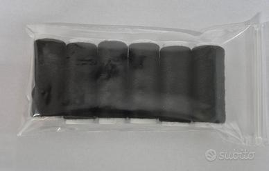 Set di 6 rocchetti filo da cucire nero