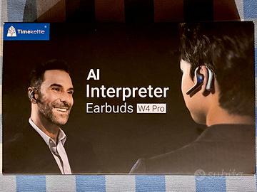 Timekettle Traduttore W4Pro AI + Zero Translator