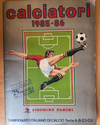 Album calciatori figurine Panini 1985-86 completo